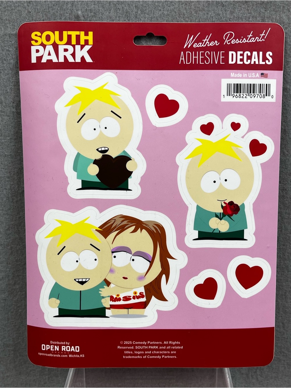 Open Road South Park Weather Resistant Adhesive Decals